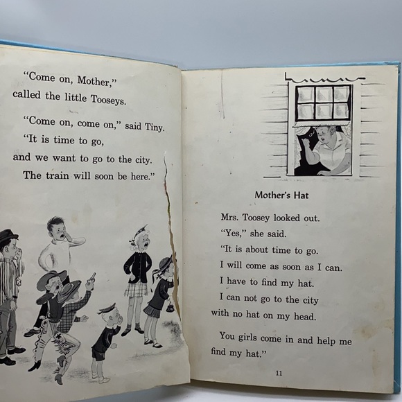 1950s Tiny Toosey’s Birthday Primary Grade Hardcover Reader - Picture 9 of 12
